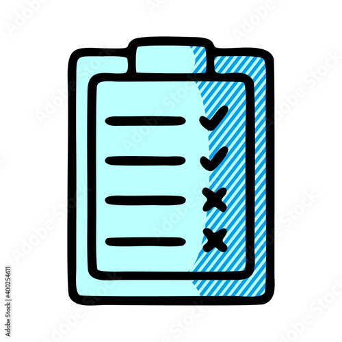 checklist icon isolated on white background from seo and website collection. © yusof
