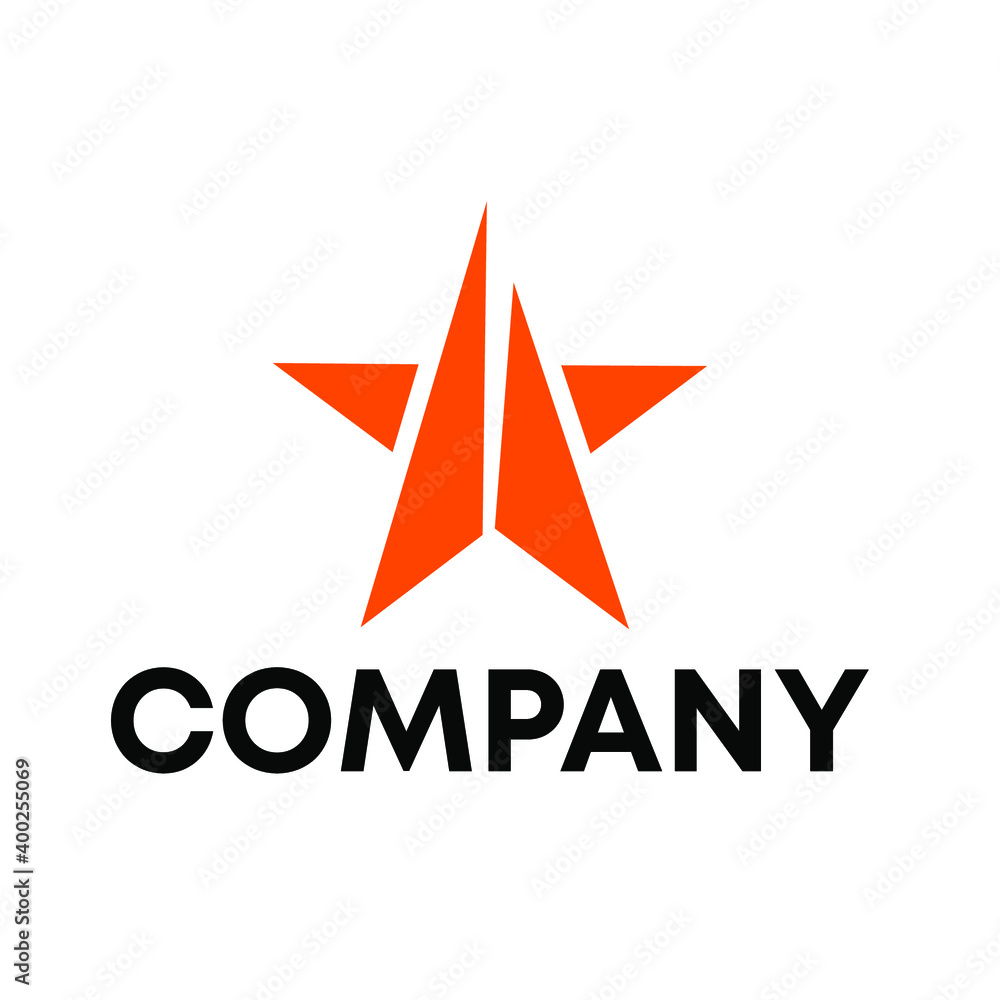 Obraz premium star logo