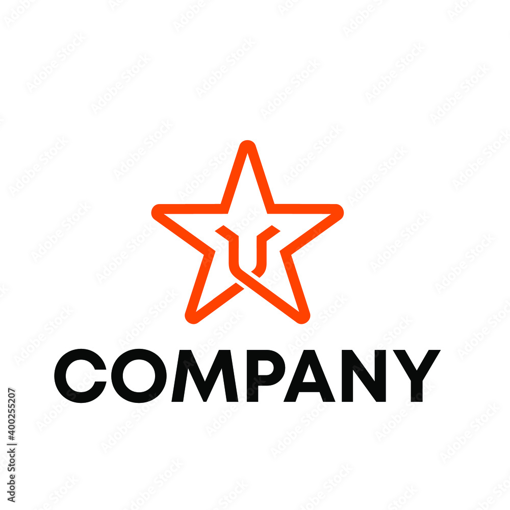 star with U logo star with U logo