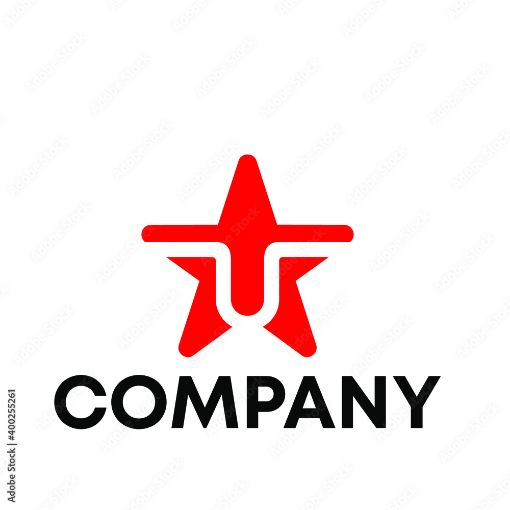 star with U logo star with U logo