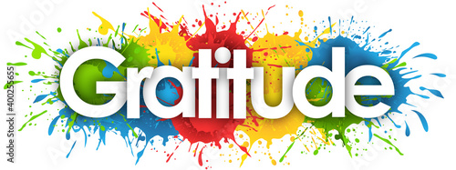 Фотография gratitude in splash’s background