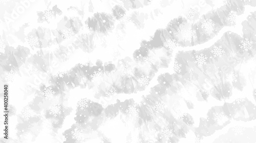Winter gray background with snowflakes. Vector Illustration. Merry Christmas and Happy New Year greeting card design with white snow on blue background.