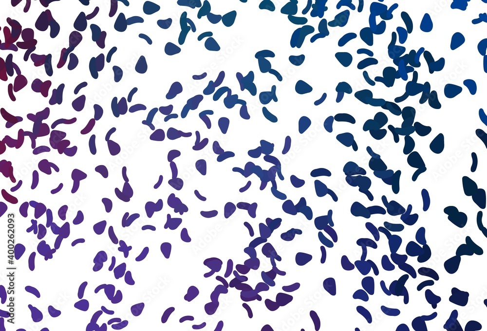 Light Blue, Red vector texture with random forms. Light Blue, Red vector texture with random forms.