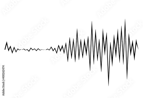 Black pulse music player. Audio wave logo. Sound equalizer element. Jpeg heart pulse banner. Medical illustration