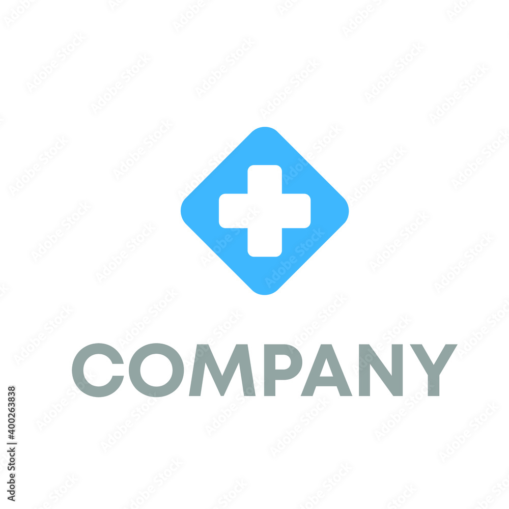 Obraz premium cross medical logo