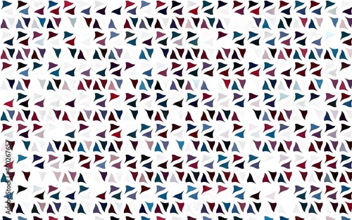 Light Blue, Red vector pattern in polygonal style.
