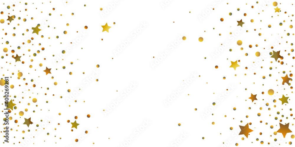 Golden glitter confetti. Golden glitter confetti.