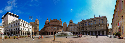 Panorama of Genova, Italy