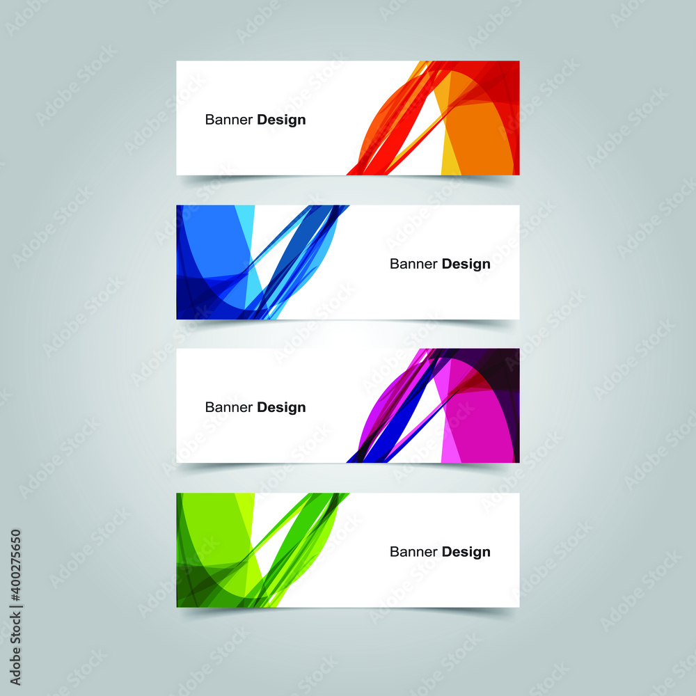 Vector Abstract banner web template