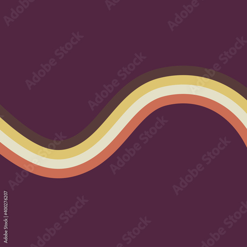 An abstract retro wavy stripe background image.