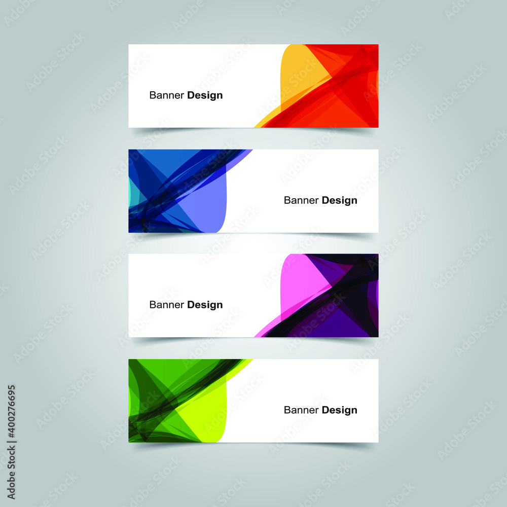 Vector Abstract banner web template Vector Abstract banner web template
