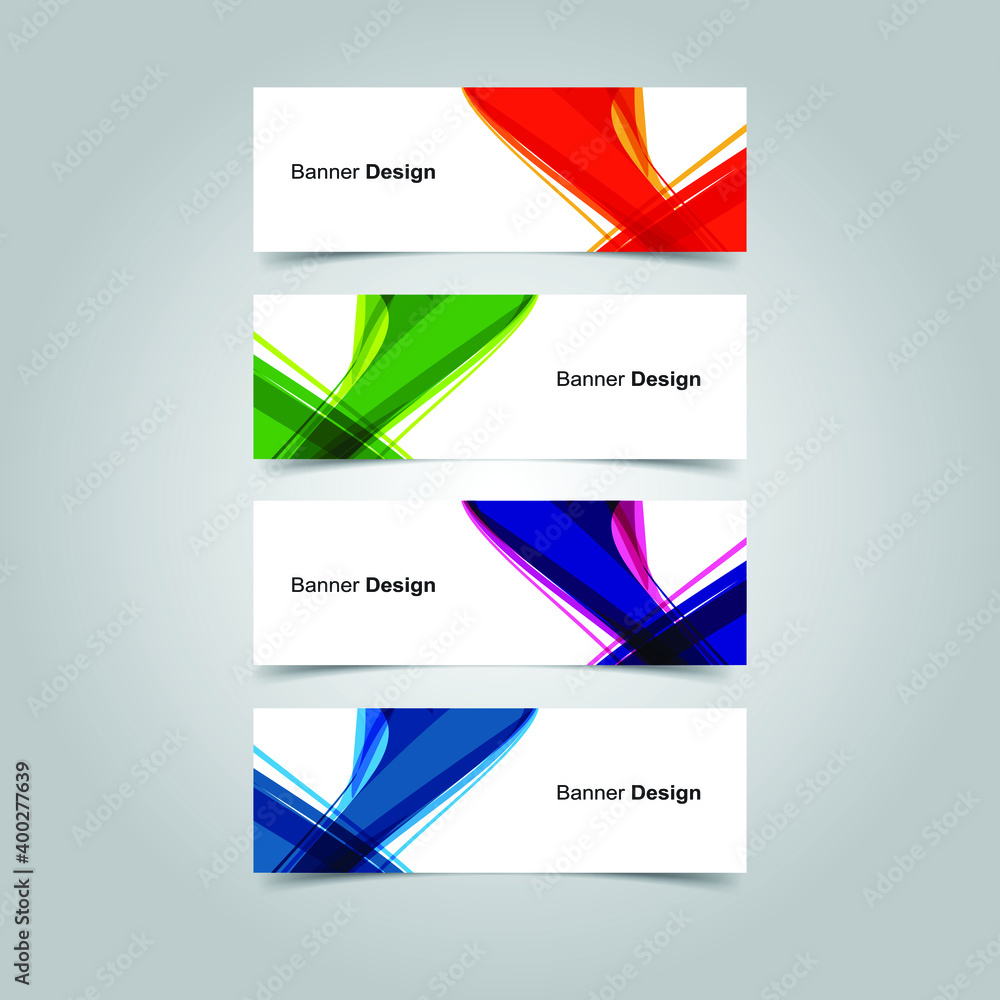 Vector Abstract banner web template Vector Abstract banner web template