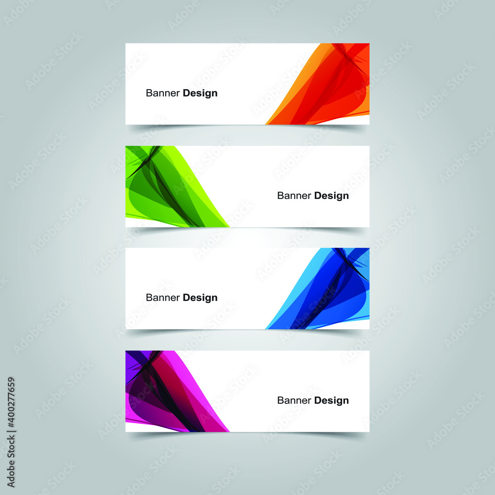 Vector Abstract banner web template Vector Abstract banner web template
