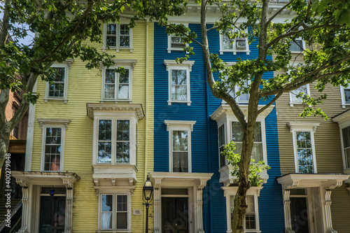 Wallpaper Mural Benefit Street in Providence is lined up 18th en 19th century historical houses Torontodigital.ca