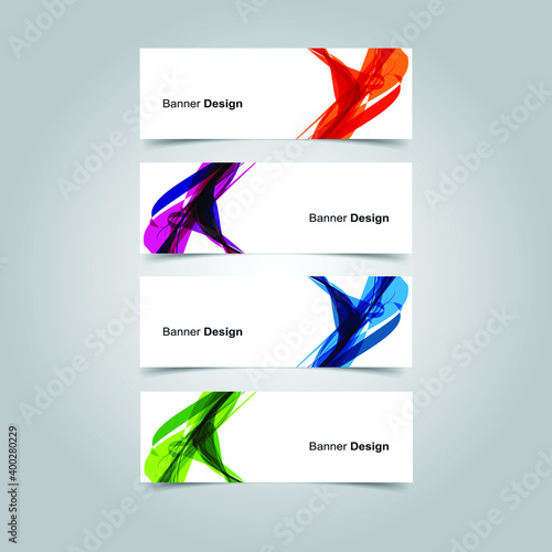 Vector Abstract banner web template