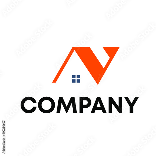V Home Logo Design