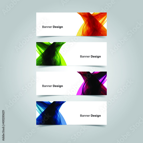 Vector Abstract banner web template