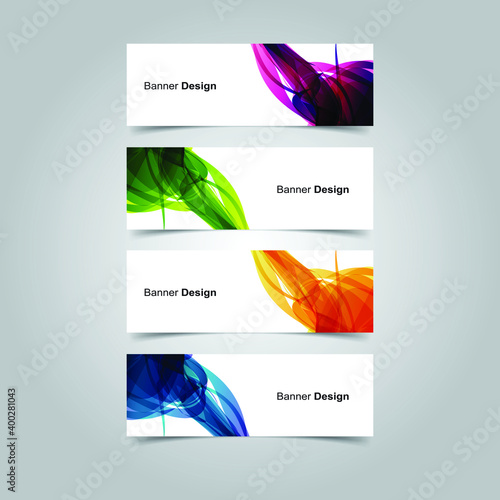 Vector Abstract banner web template