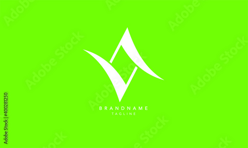 Alphabet letters Initials Monogram logo AV, VA, A and V