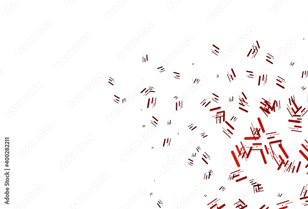 Light Orange vector backdrop with long lines. Light Orange vector backdrop with long lines.