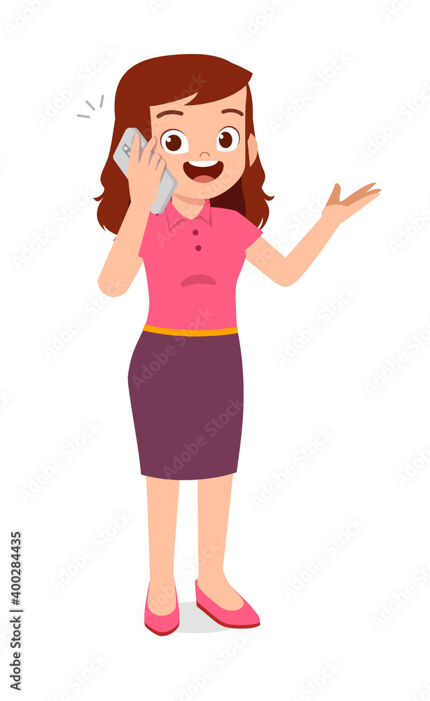 happy good looking adult woman use phone happy good looking adult woman use phone