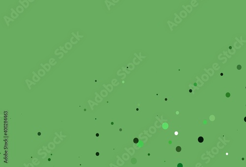 Light Green vector texture with disks.