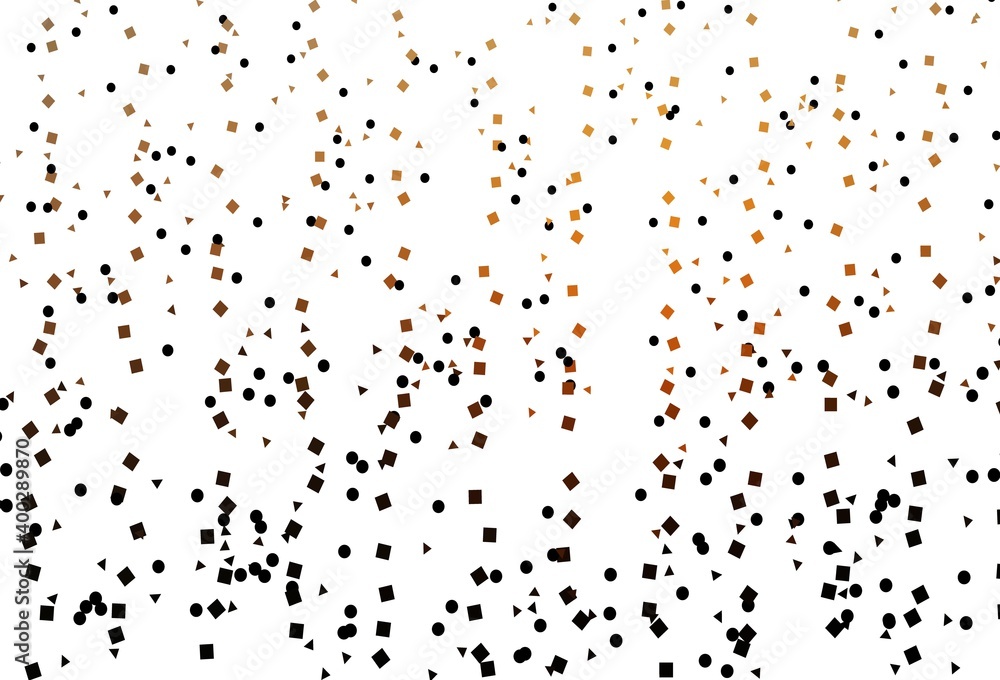 Light Orange vector texture in poly style with circles, cubes. Light Orange vector texture in poly style with circles, cubes.