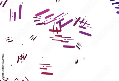Light Pink vector template with repeated sticks.