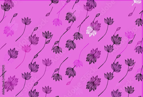 Light Pink vector sketch backdrop. © Dmitry