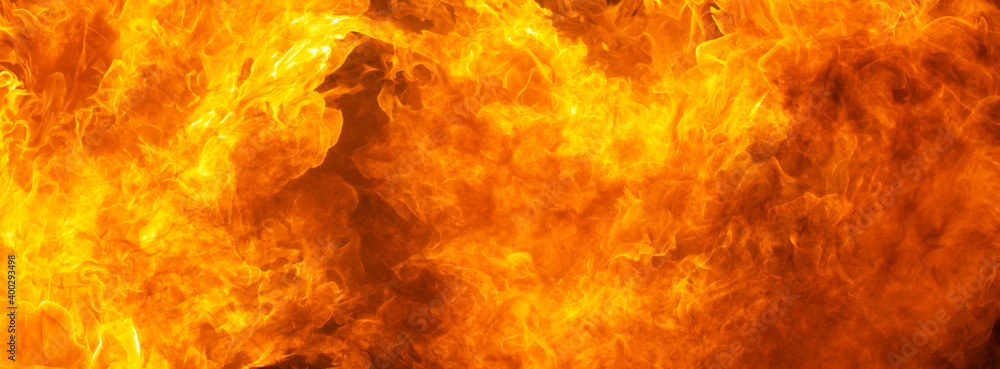 Obraz premium blaze fire flame conflagration texture for banner background