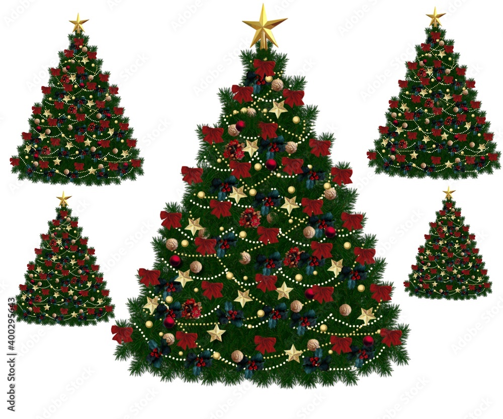 christmas tree isolated on white christmas tree isolated on white