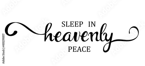 Vector sleep in heavenly peace