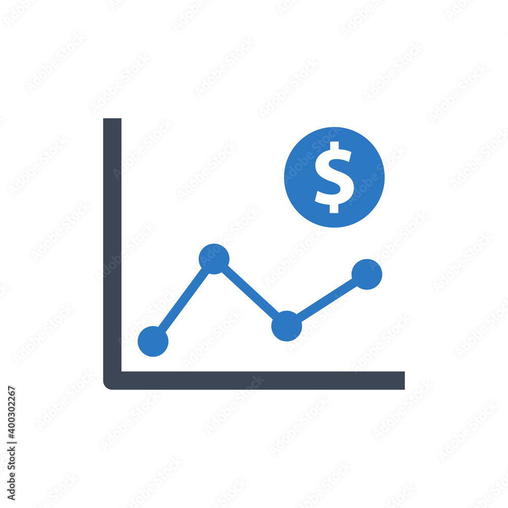 Sales chart icon Sales chart icon