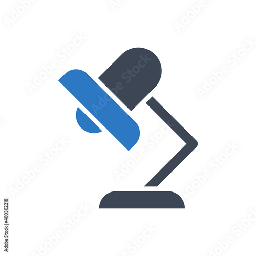 Desk lamp icon