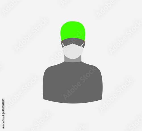 3d person with green screen