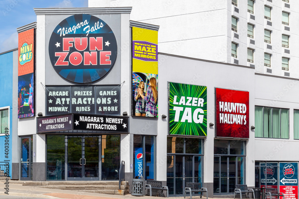 Niagara Falls, Ontario, Canada September 3, 2019 Entrance of Niagara