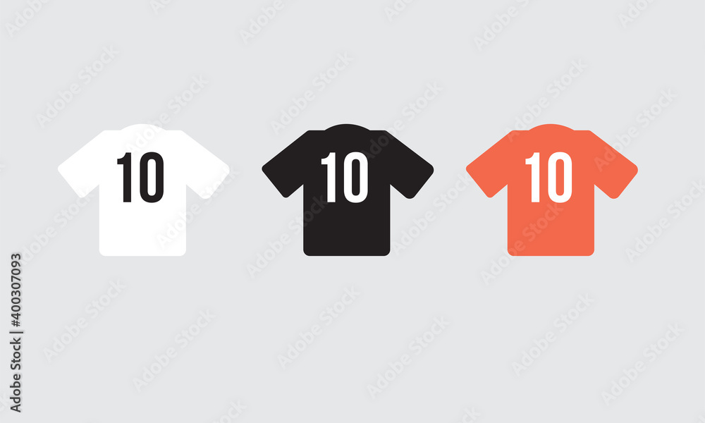 Sports jersey icon design Sports jersey icon design