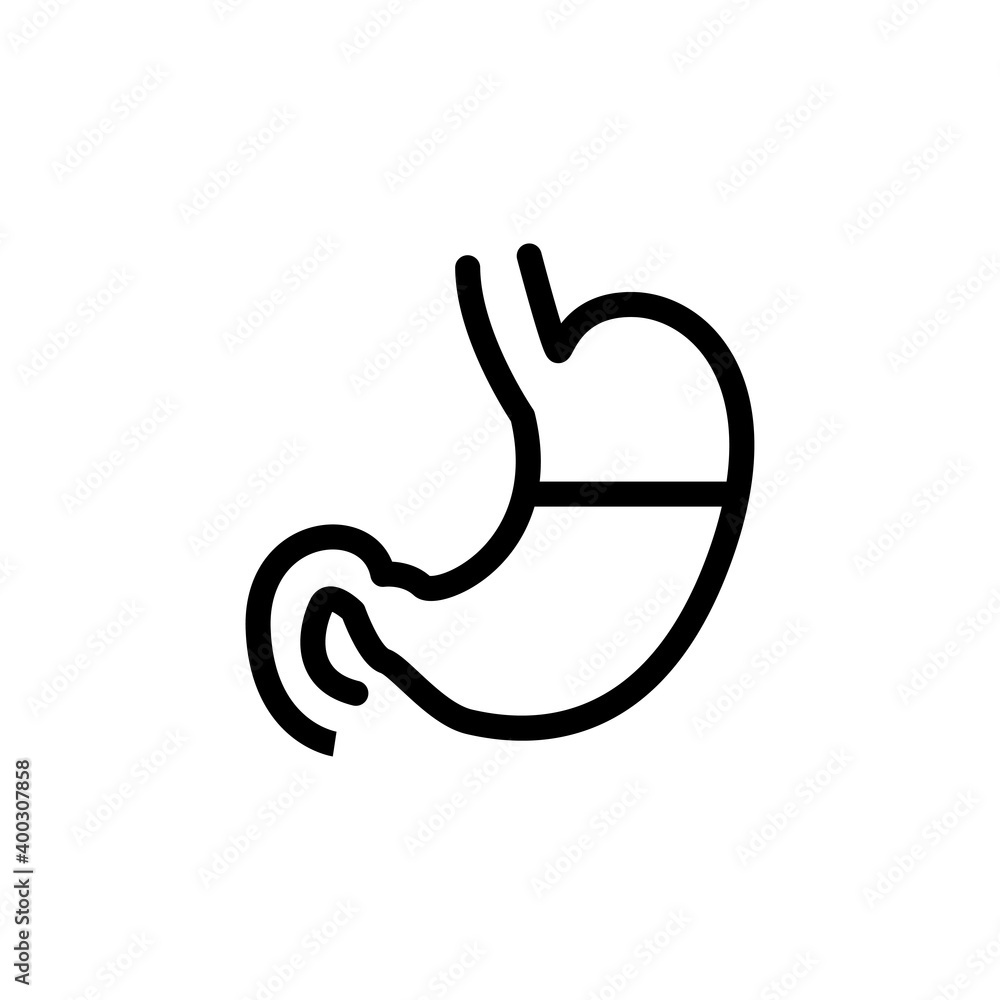 stomach icon vector symbol template stomach icon vector symbol template