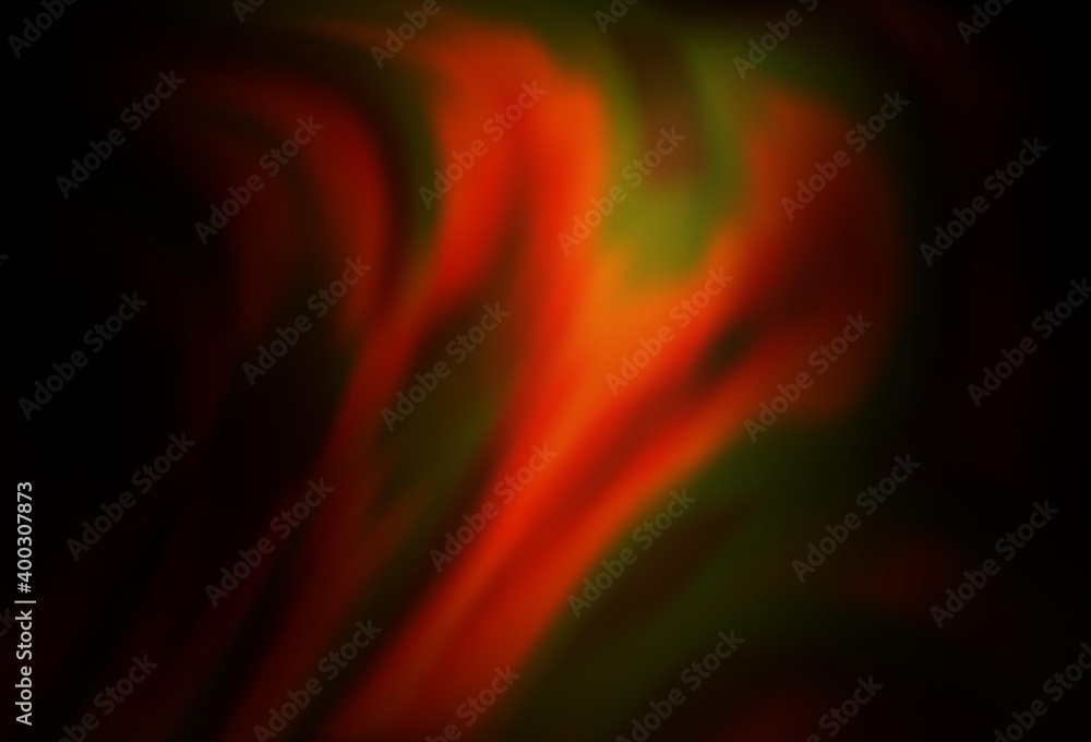 Dark Yellow, Orange vector background with bent lines. Dark Yellow, Orange vector background with bent lines.