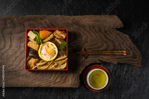 典型的な弁当　japanese Typical lunch box(bento)
