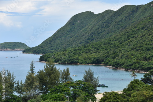 Con Dao Island Mountain and Sea View, Vietnam