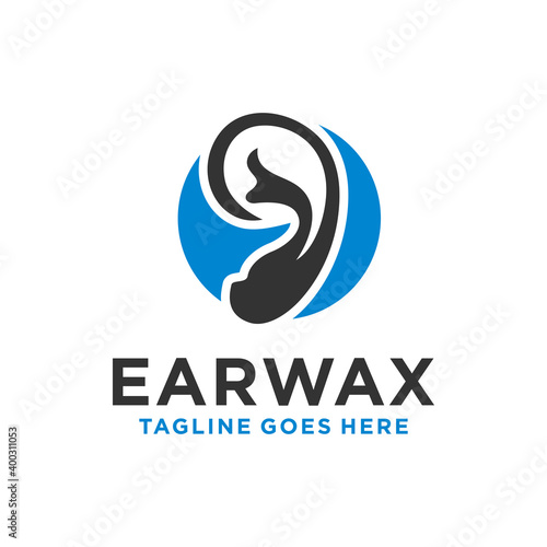 modern logo design ear cleaner