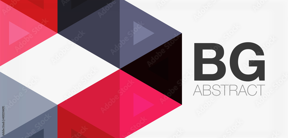 Mosaic triangle pattern abstract background for cover, banner, flyer and poster and other template Mosaic triangle pattern abstract background for cover, banner, flyer and poster and other template