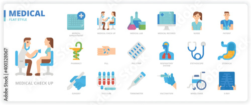 Medical icon set