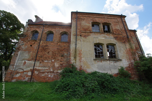 an old building in lubiąż (poland)