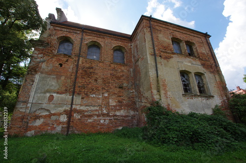 an old building in lubiąż (poland)