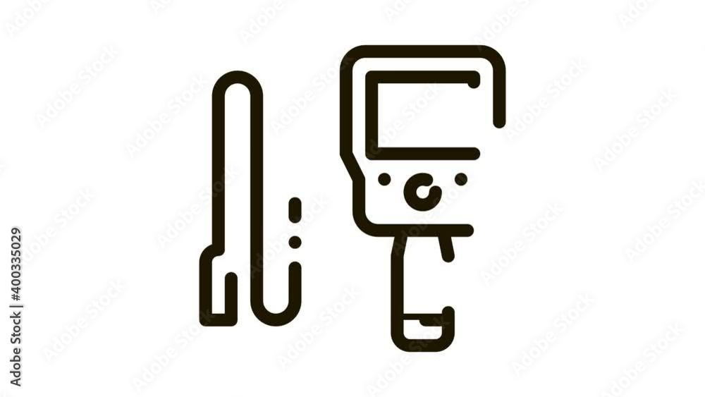 drain cleaning electronic device Icon Animation. black drain cleaning electronic device animated icon on white background drain cleaning electronic device Icon Animation. black drain cleaning electronic device animated icon on white background