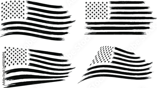 Distressed American Flag	