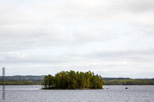 oegbergsaeltet, Historic place with iron mining, Beautiful surrounding and holes of digging, Sweden, Europe photo