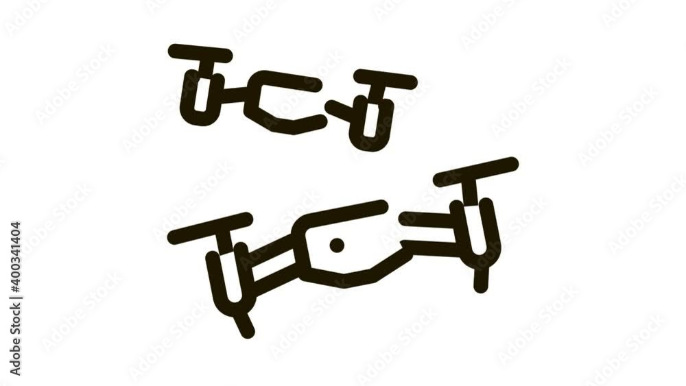 drone racing Icon Animation. black drone racing animated icon on white background drone racing Icon Animation. black drone racing animated icon on white background